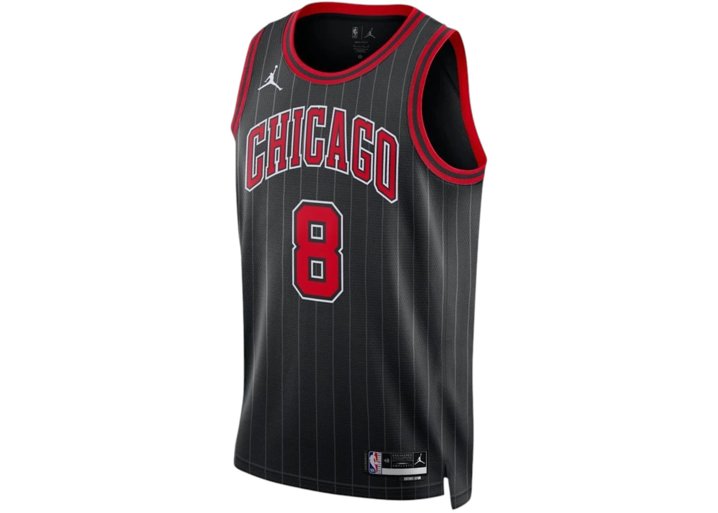 Jordan Lavine Zach Chicago Bulls 2022 Dri-Fit Jersey Black