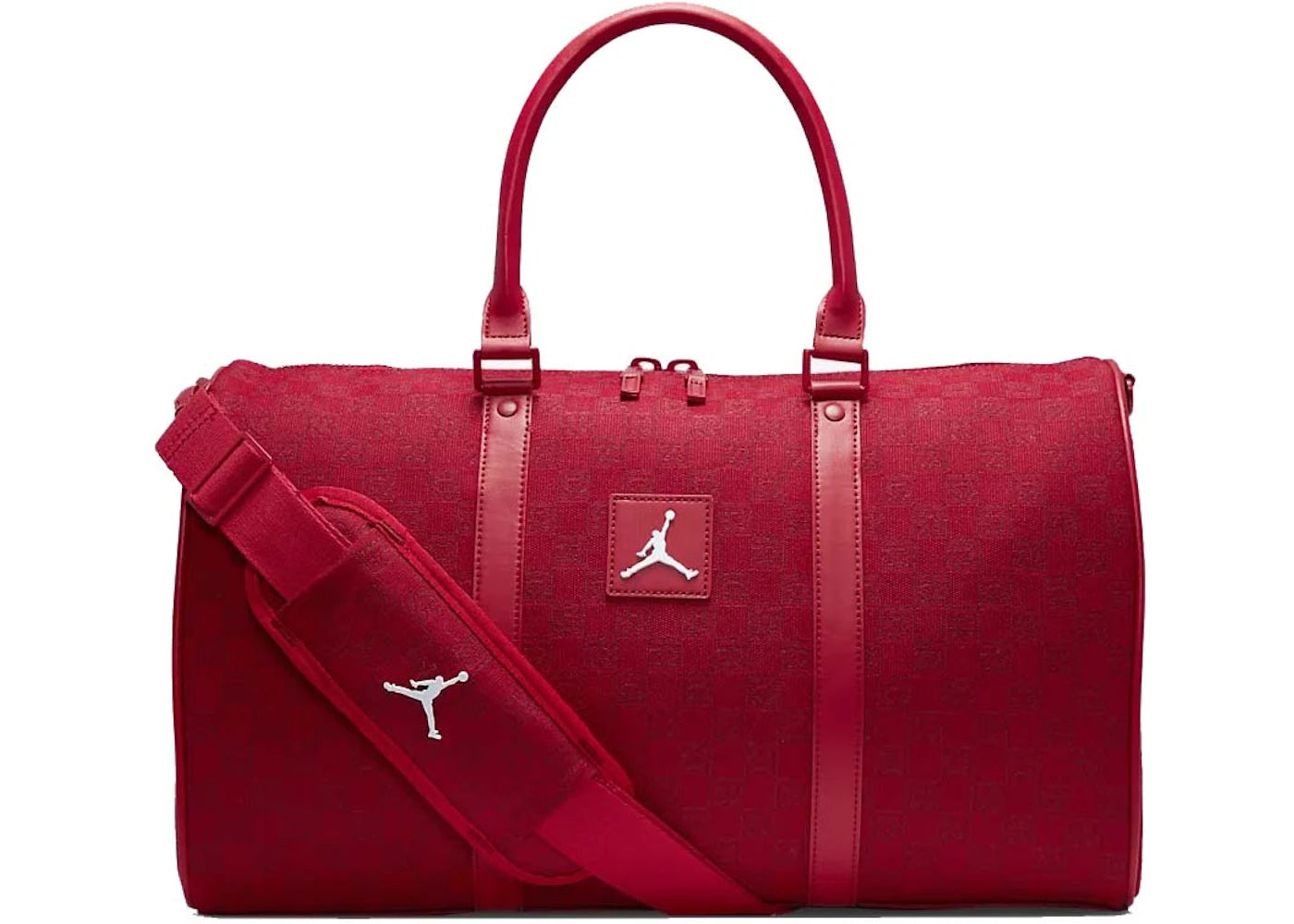 Jordan Monogram Duffle Bag Red