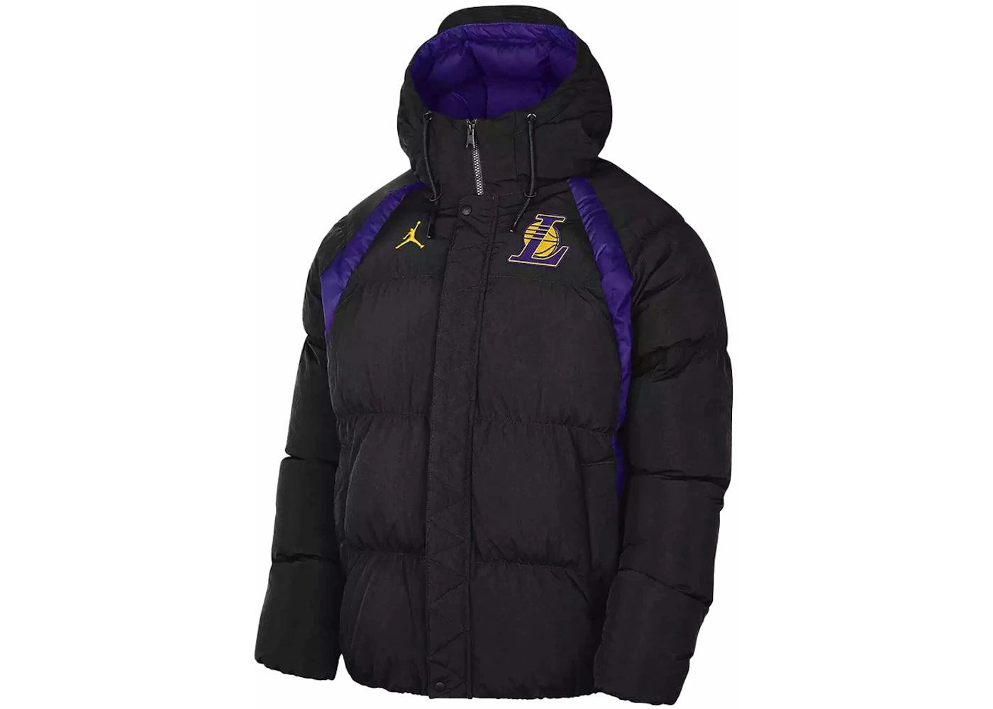 Jordan NBA Los Angeles Lakers Courtside Loose Fit Jacket Black/Yellow/Purple