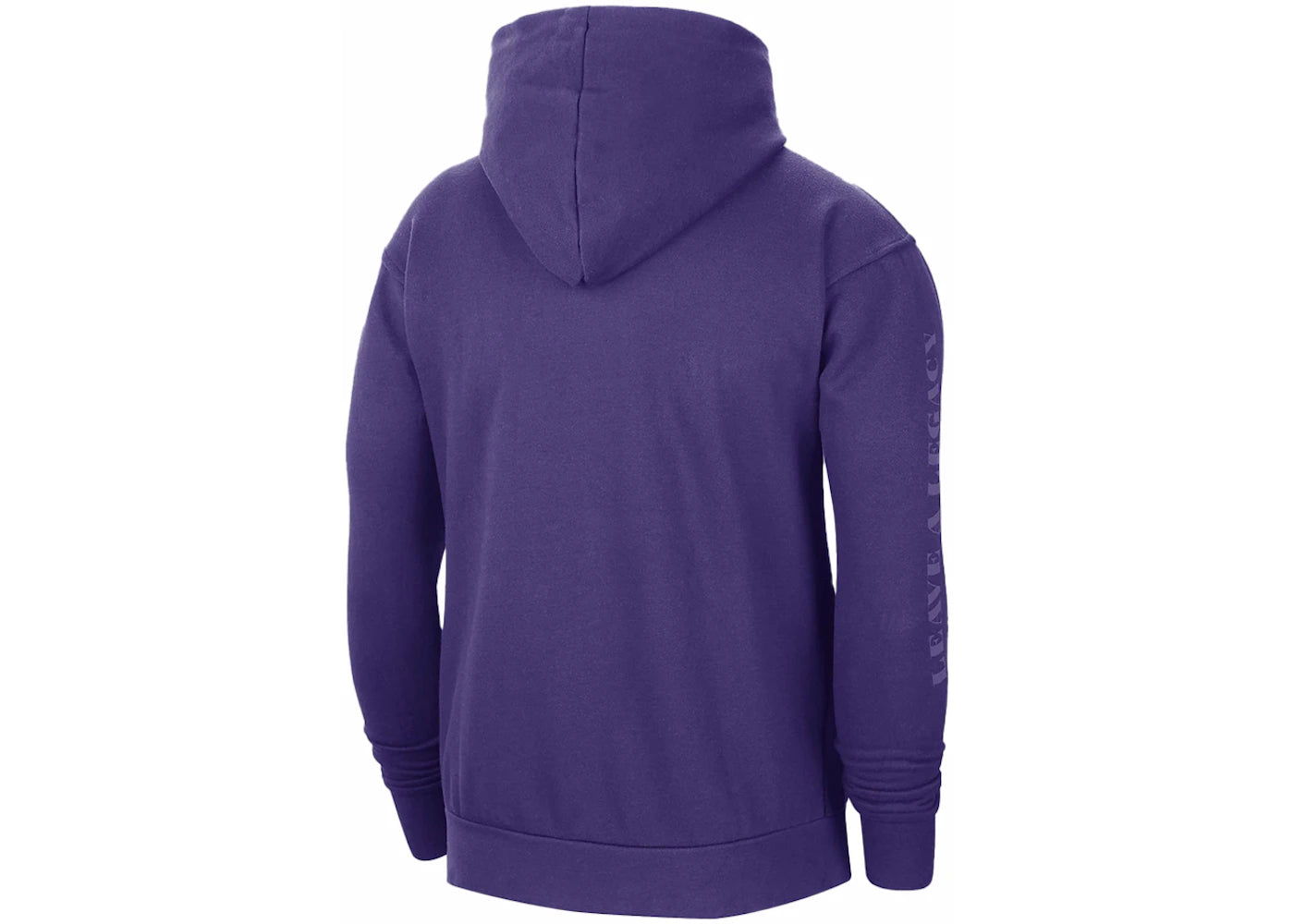 Jordan NBA Los Angeles Lakers Courtside Statement Edition Fleece Loose Fit Hoodie Purple/Yellow