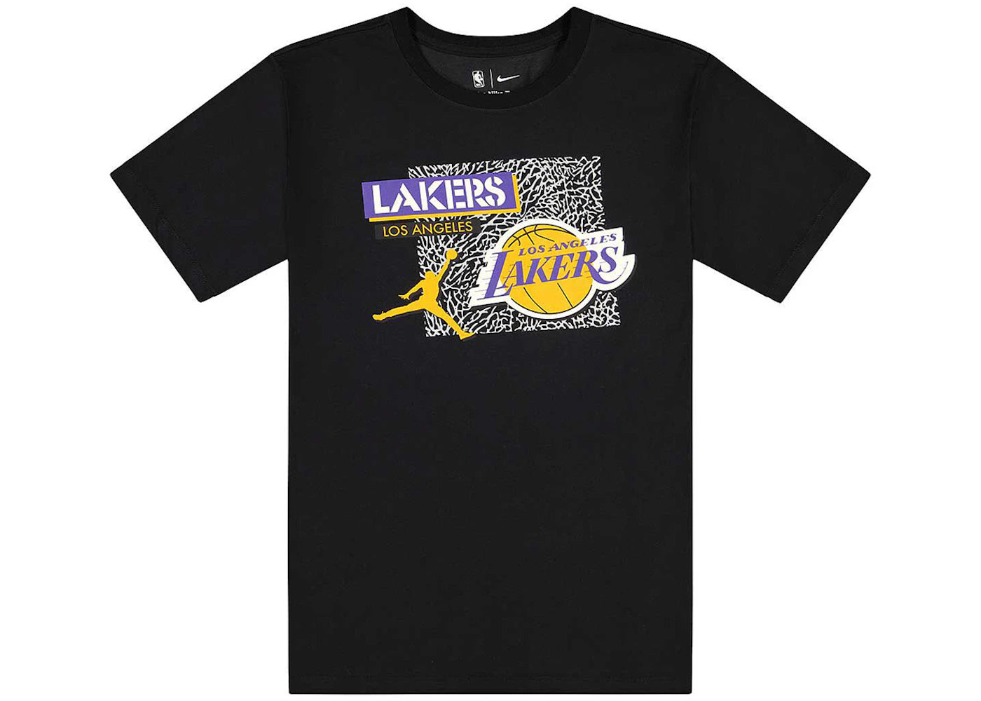 Jordan NBA Los Angeles Lakers Logo Dri-Fit T-shirt Black