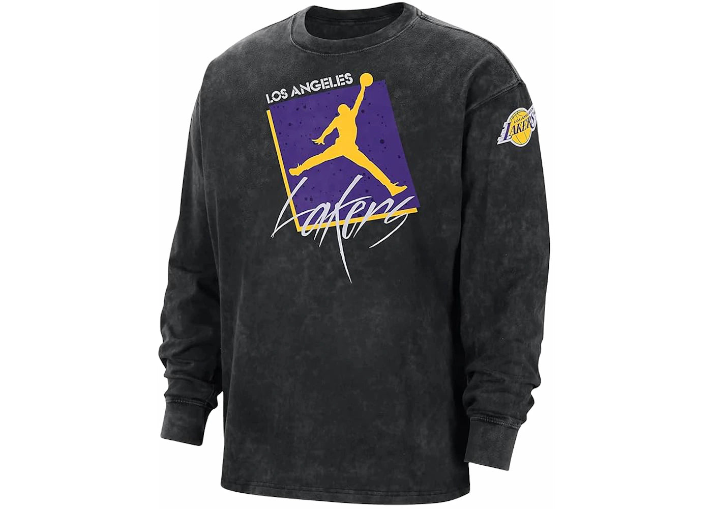 Jordan NBA Los Angeles Lakers Max 90 Courtside L/S T-shirt Black