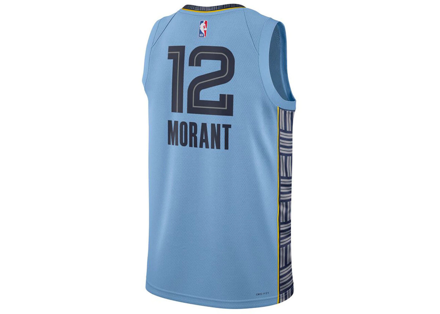 Jordan NBA Memphis Grizzlies Ja Morant Statement Edition Dri-FIT Swingman Jersey Light Blue/Dark Blue