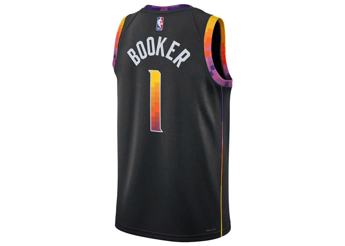 Jordan NBA Phoenix Suns Devin Booker Statement Edition Dri-Fit Swingman Jersey Black/Multicolor