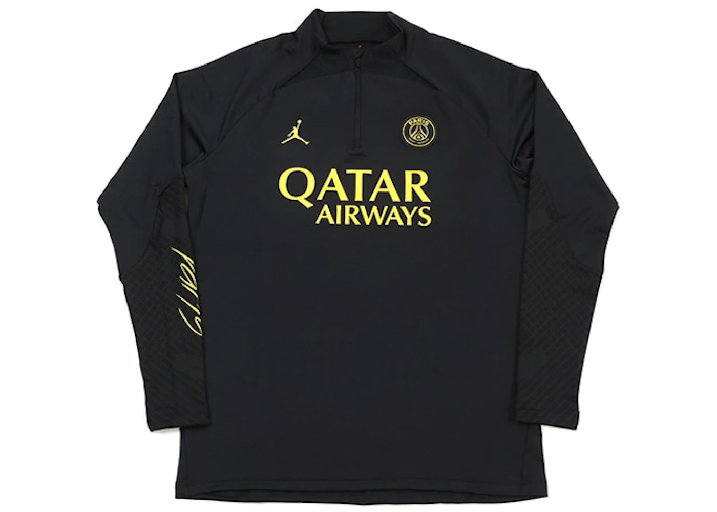 Jordan Paris Saint-Germain Strike L/S Top Black/Tour Yellow