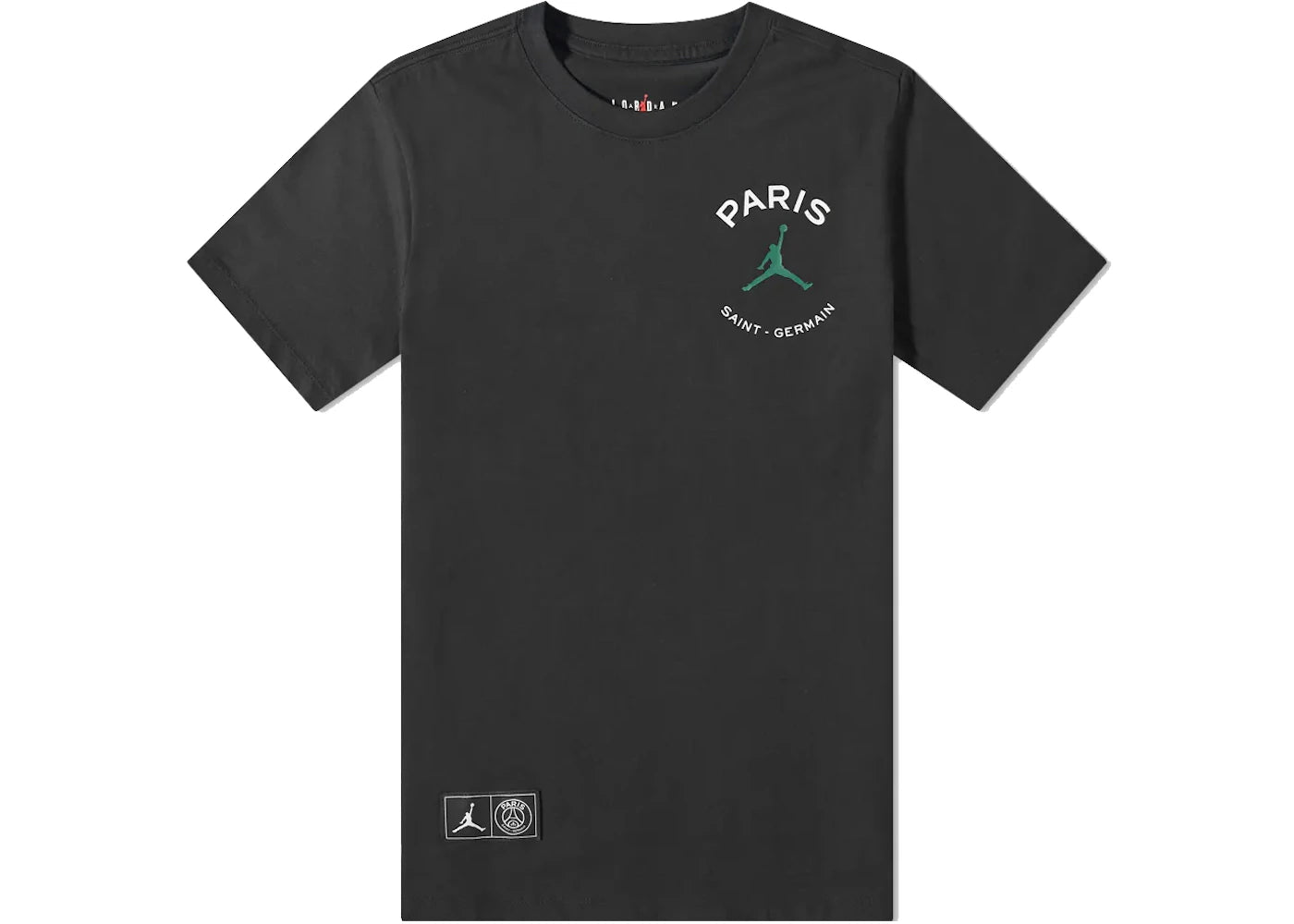 Jordan Paris Saint-Germain Tee (Asia Sizing) Black/Noble Green