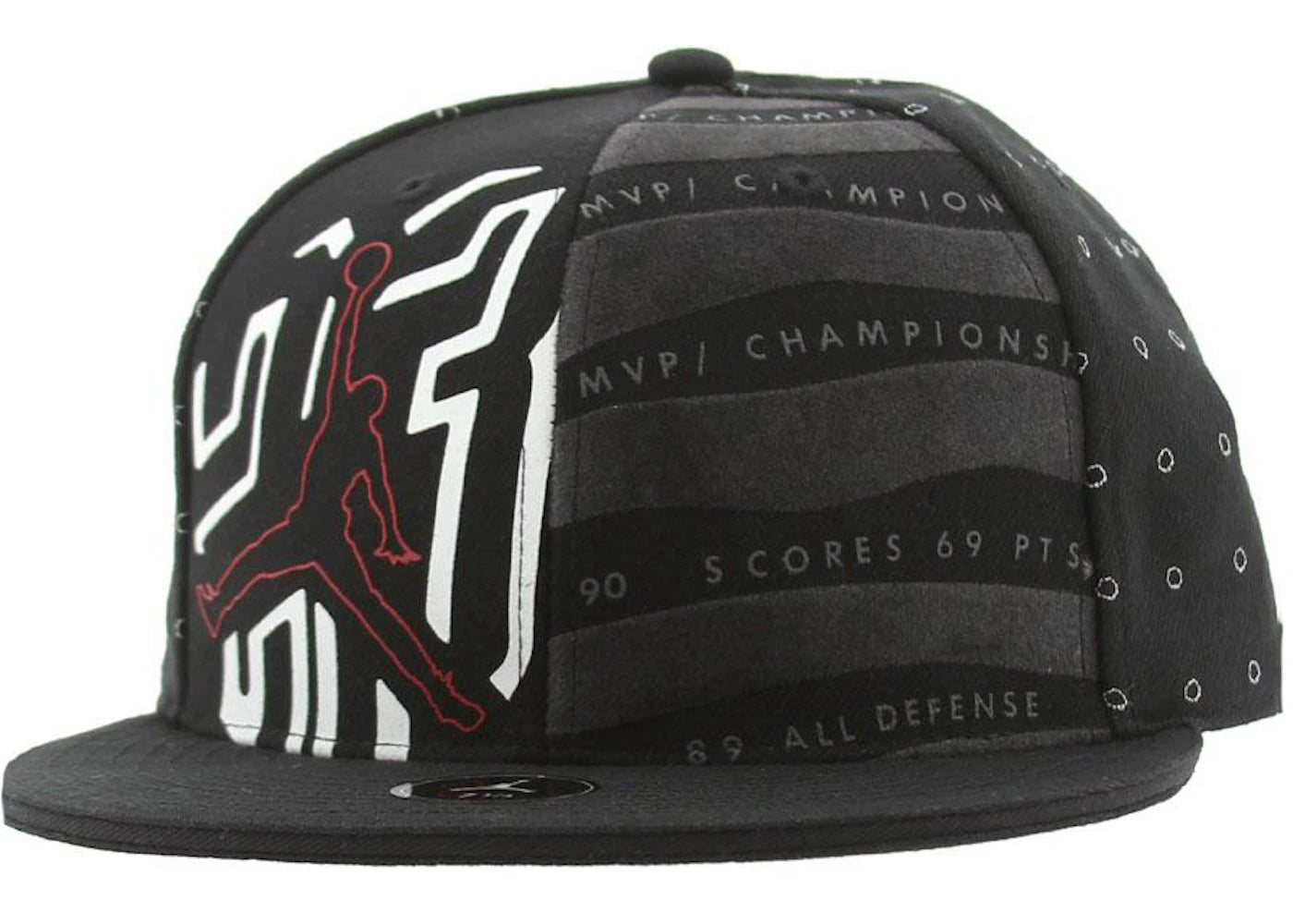 Jordan Retro 10 Fitted Cap Black