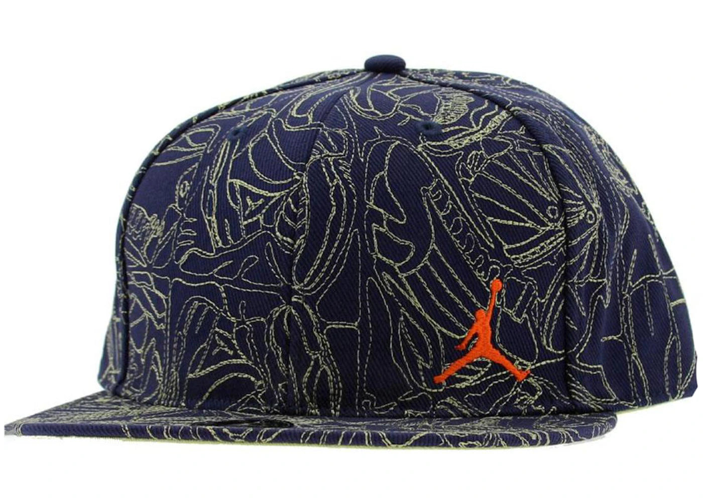 Jordan Retro 8 Fitted Cap Navy