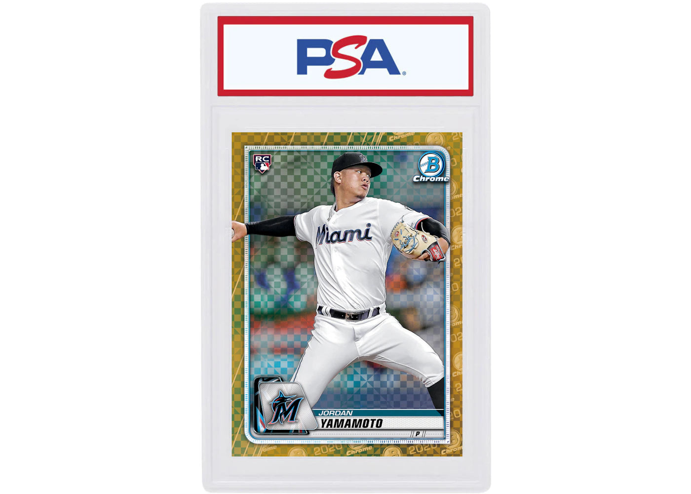 Jordan Yamamoto 2020 Bowman Chrome X Rookie Gold X-Fractor /3 #24