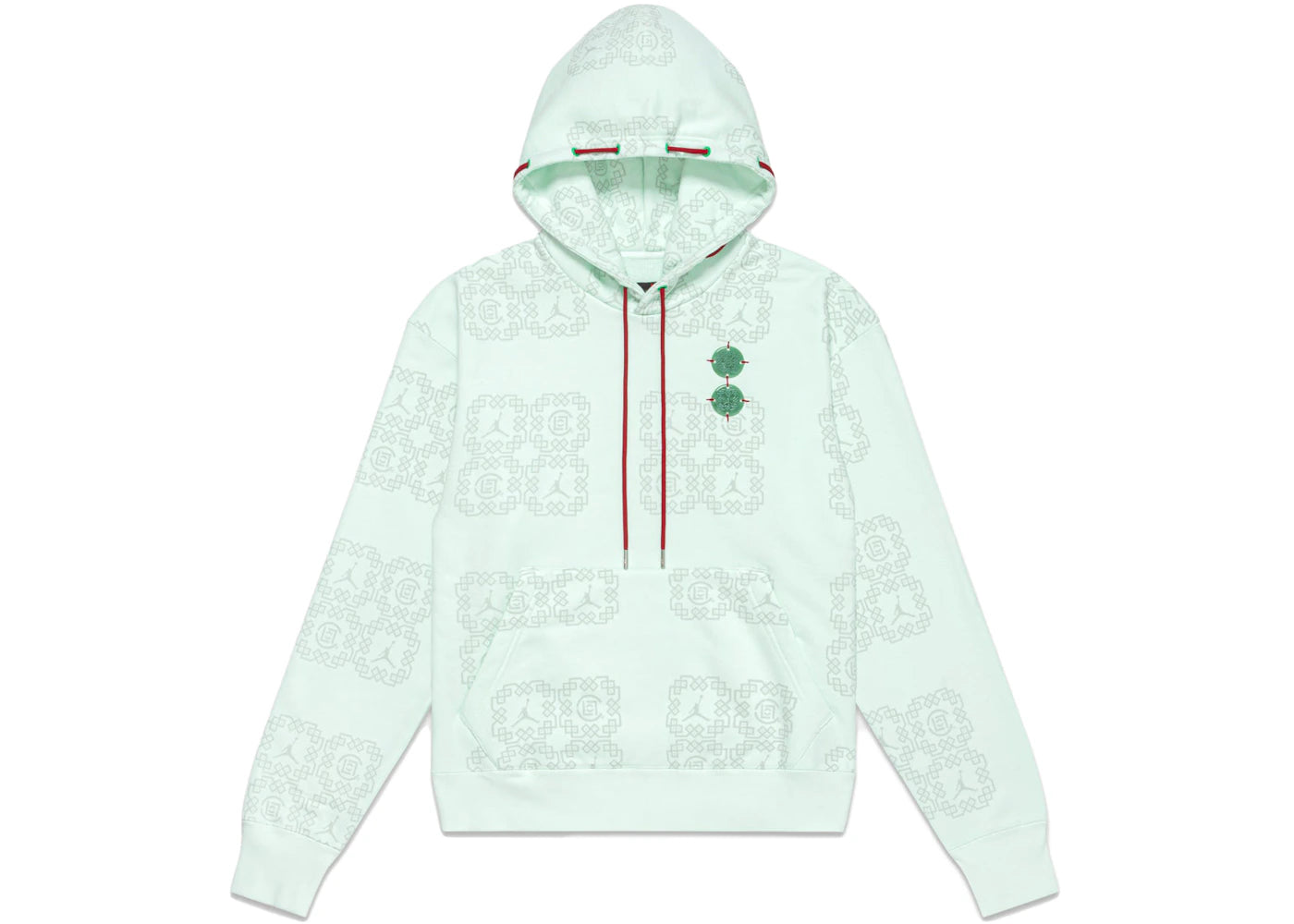 Jordan x Clot Jade Fleece Hoodie Barely Green