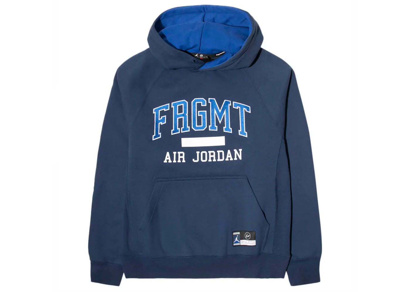 Jordan x Fragment Pullover Hoodie Navy/Sport Royal/White