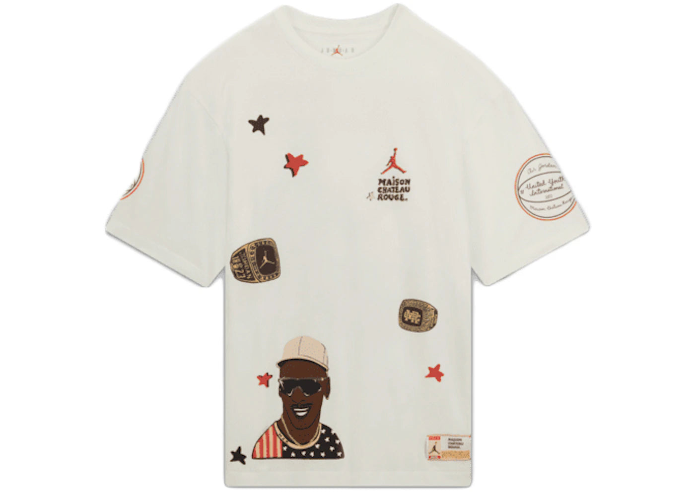 Jordan x Maison Chateau Rouge T-Shirt (Asia Sizing) White