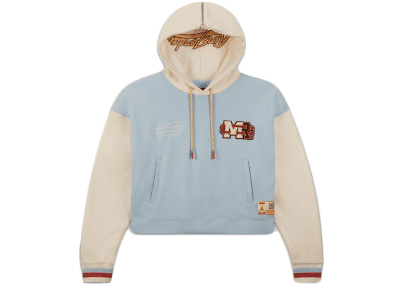 Jordan x Maison Chateau Rouge Women's Fleece Top Hoodie (Asia Sizing) Blue