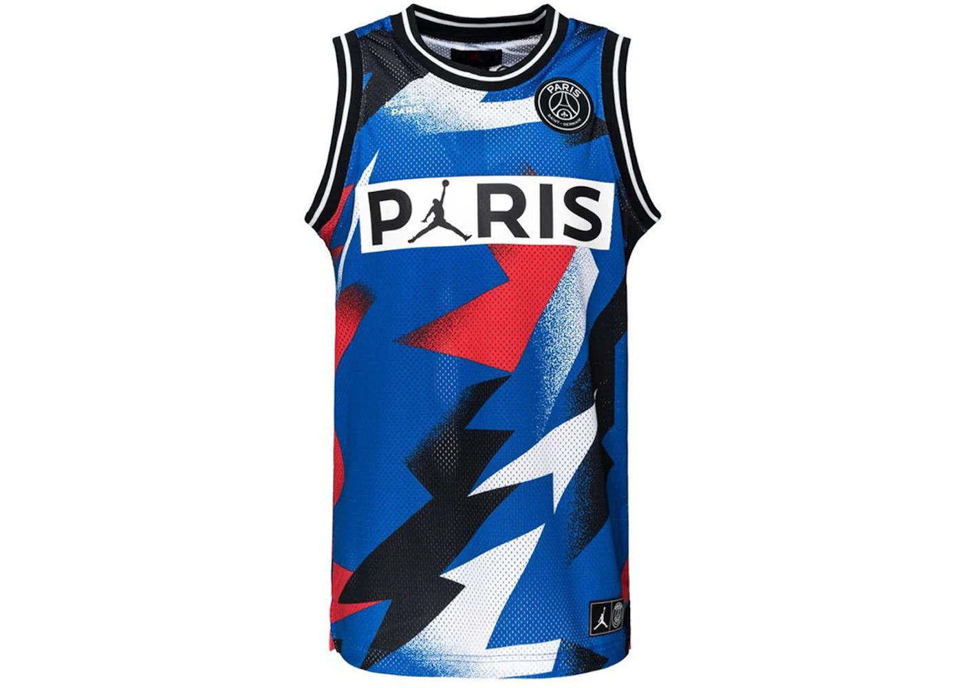 Jordan x PSG Paris Saint Germain Mesh Jersey Hyper Cobalt