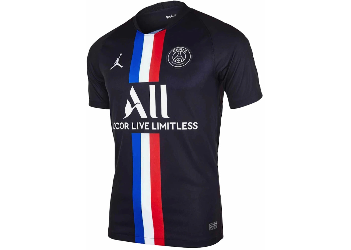 Jordan x Paris Saint-Germain 2019/20 Dri-Fit Stadium Fourth Jersey Black