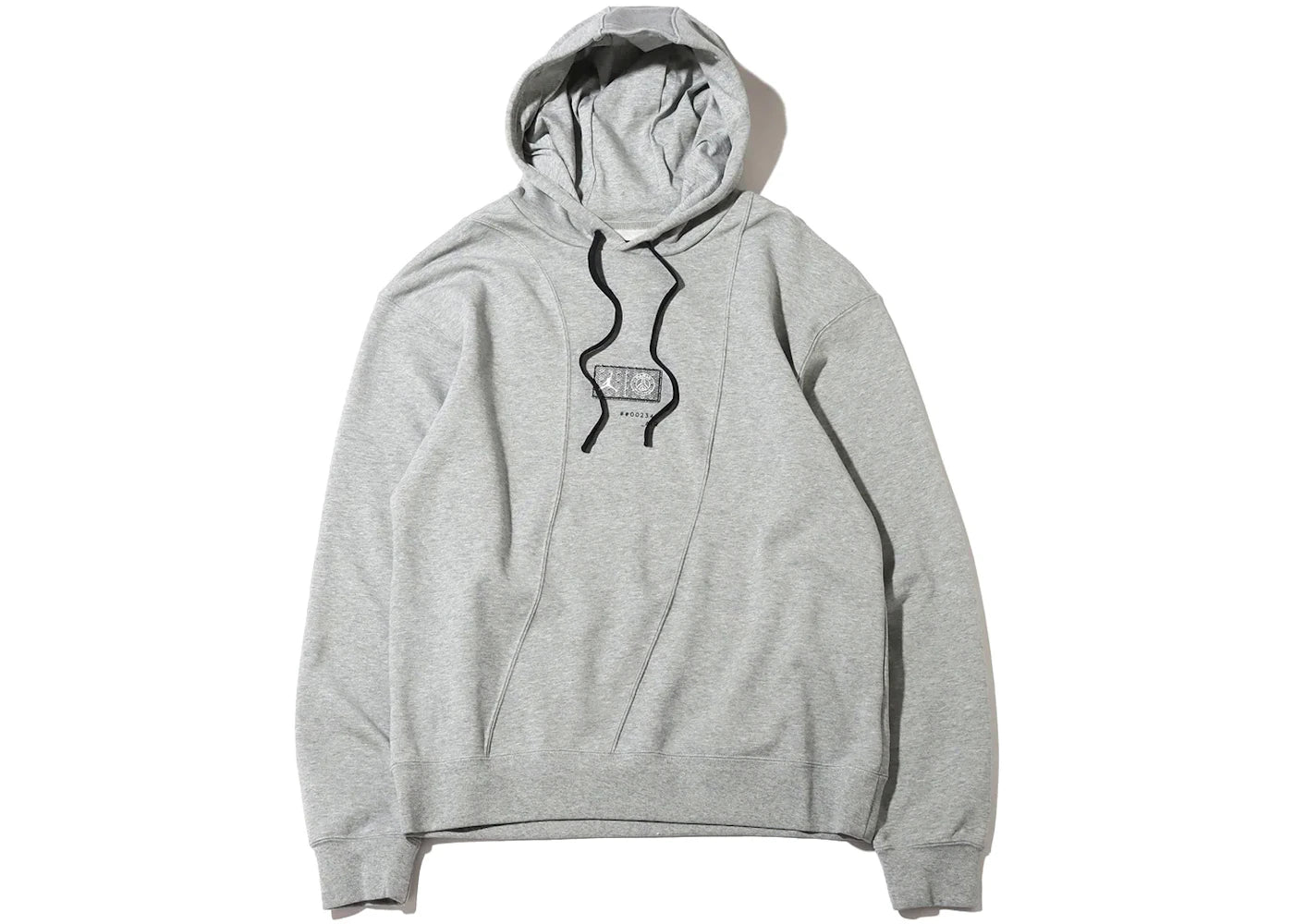 Jordan x Paris Saint-Germain Front Logo Fleece Pullover Hoodie Dark Grey Heather