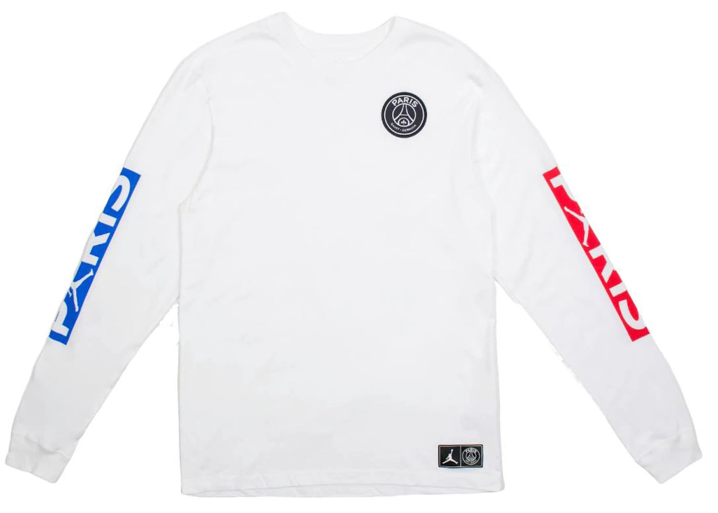 Jordan x Paris Saint-Germain L/S Tee White/Red/Blue