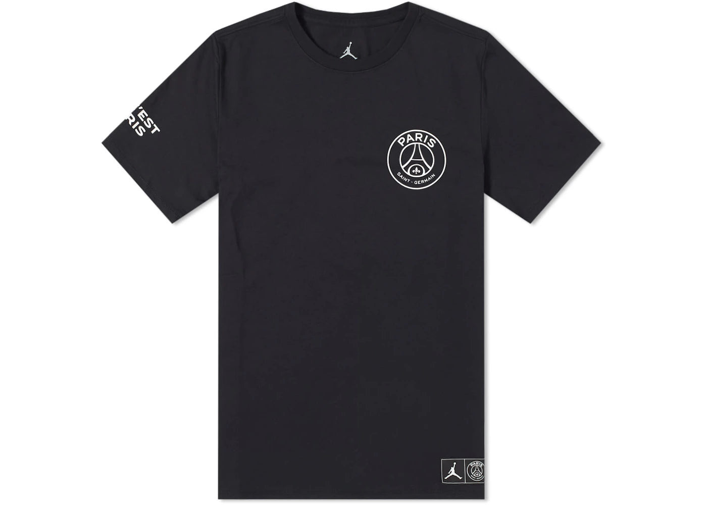 Jordan x Paris Saint-Germain Logo T-shirt Black/White