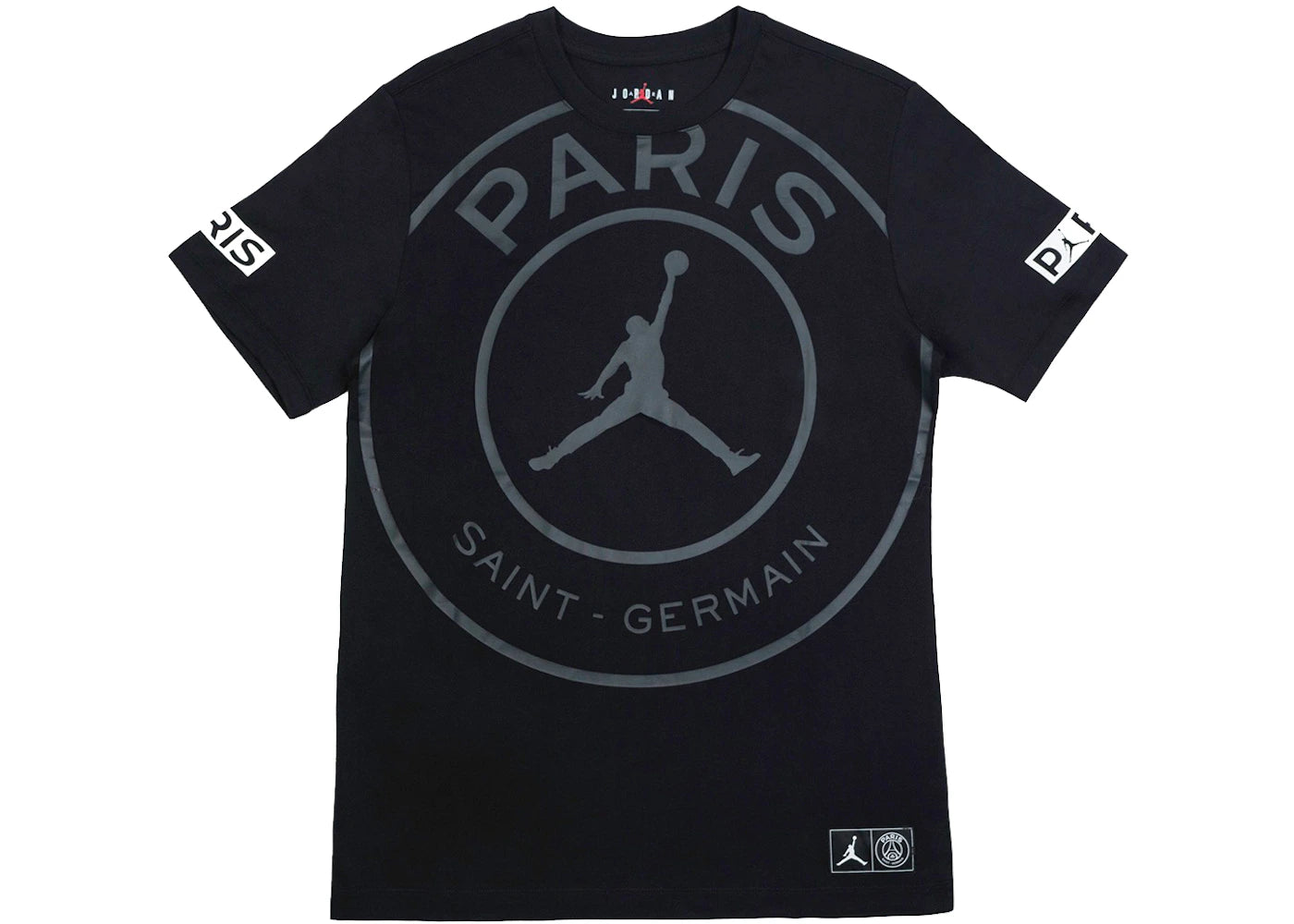 Jordan x Paris Saint-Germain Logo Tee Black