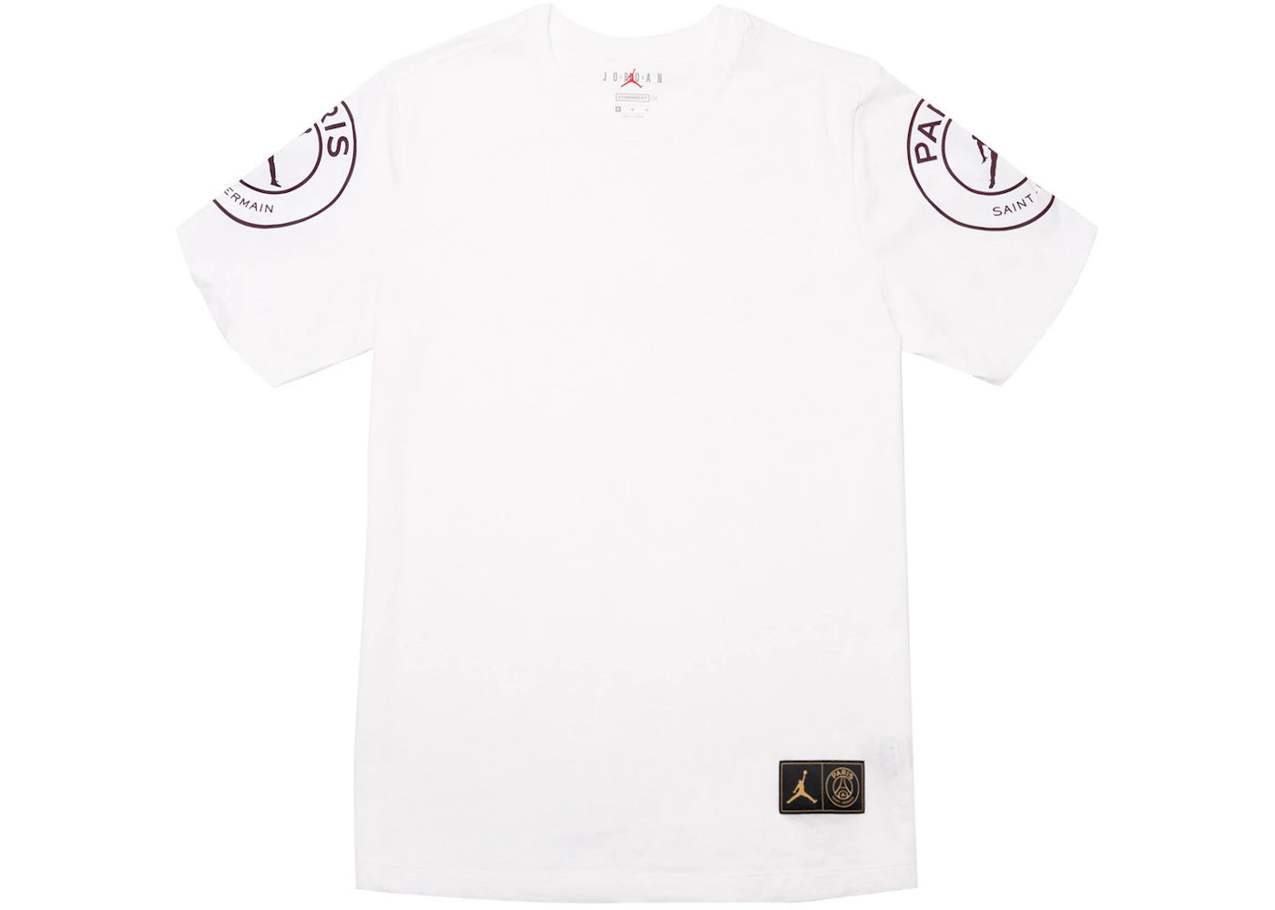 Jordan x Paris Saint-Germain PSG Logo Tee White