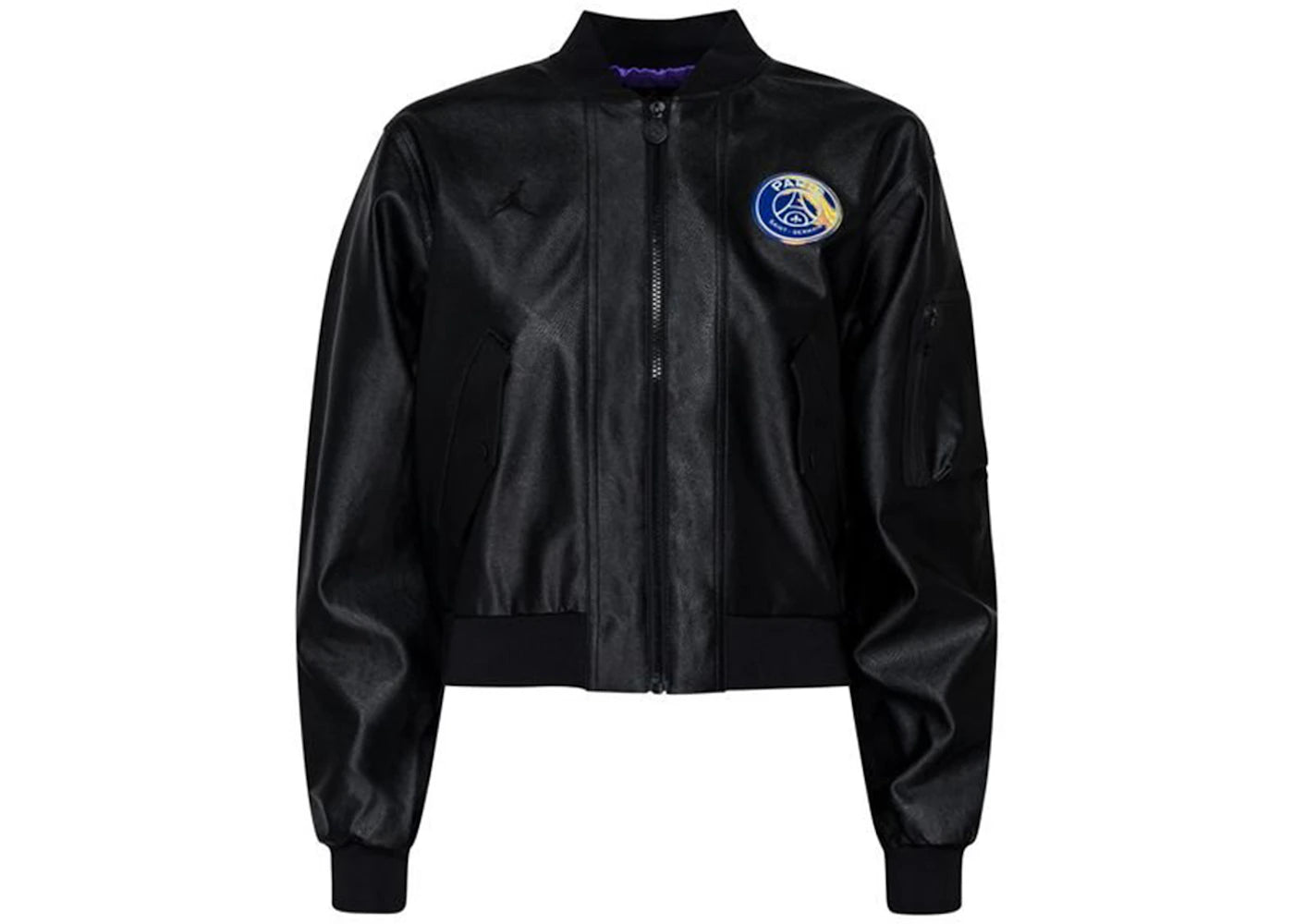 Jordan x Paris Saint-Germain Women's Bomber Jacket Black/Psychic Purple