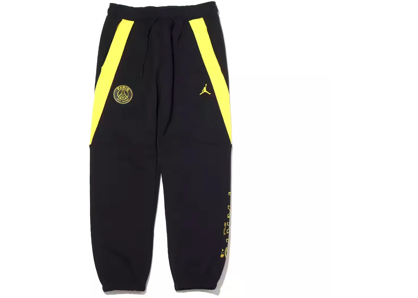 Jordan x Paris Saint-Germain Womens Pants (Asia Sizing) Black/Tour Yellow