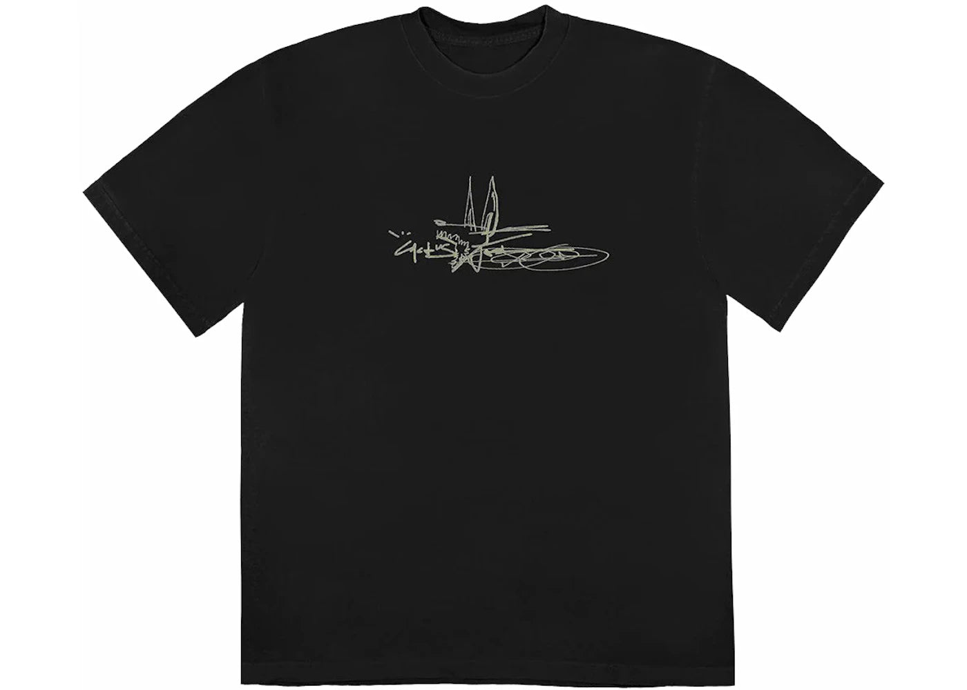 Jordan x Travis Scott Cactus Jack Scribble Tee Black
