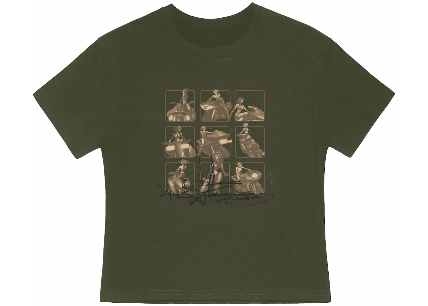Jordan x Travis Scott Cactus Jack The Rider Babydoll Tee Green