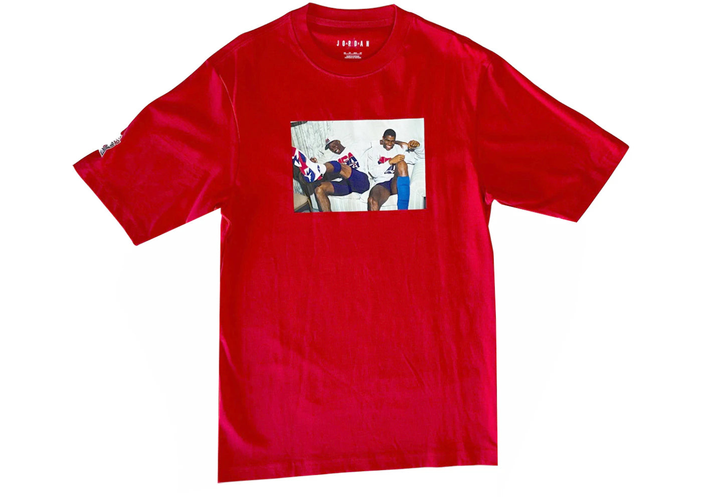 Jordan x Trophy Room "New Sheriff In Town" T-Shirt Red/White