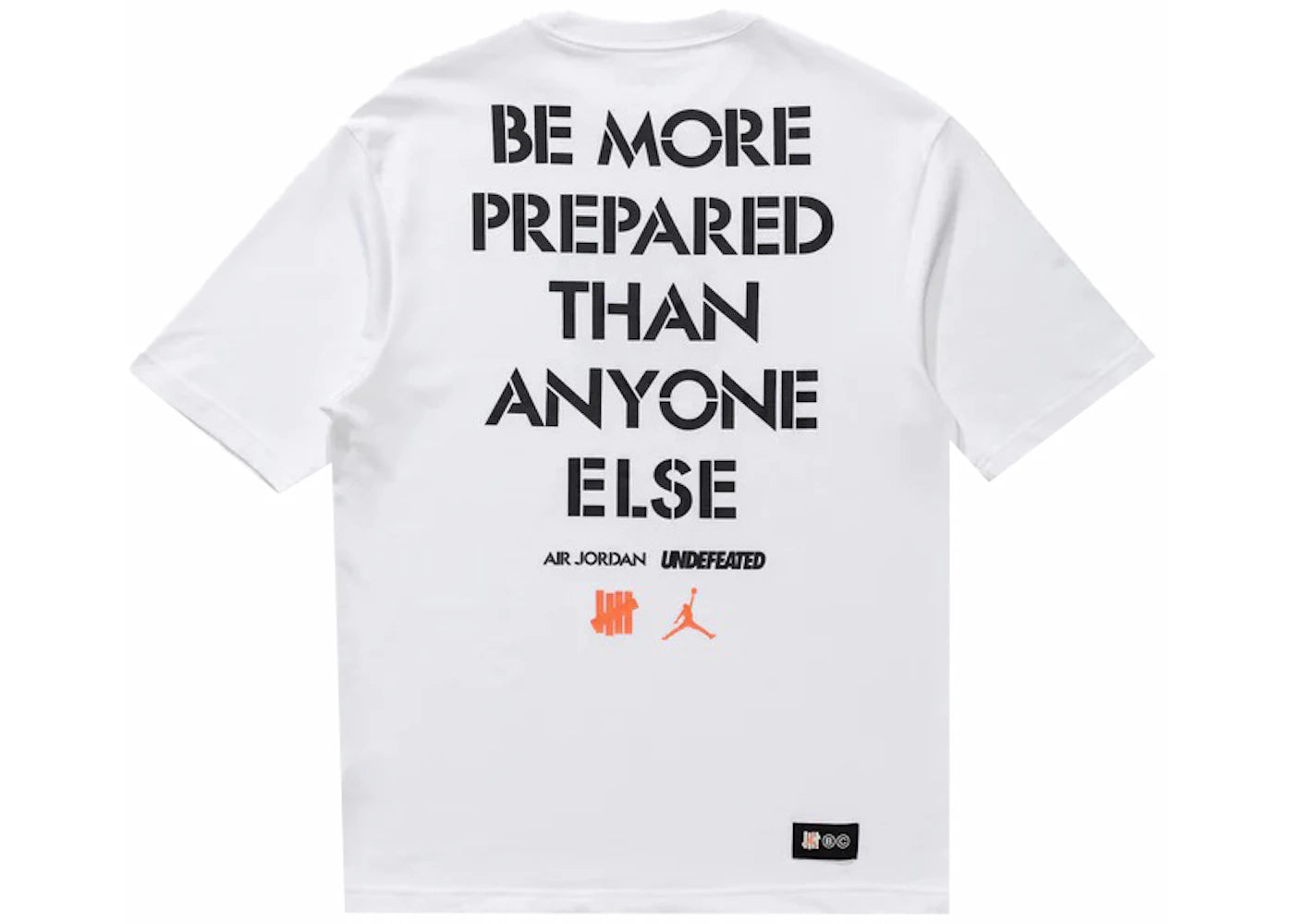 Jordan x Undefeated Strikes Tee White