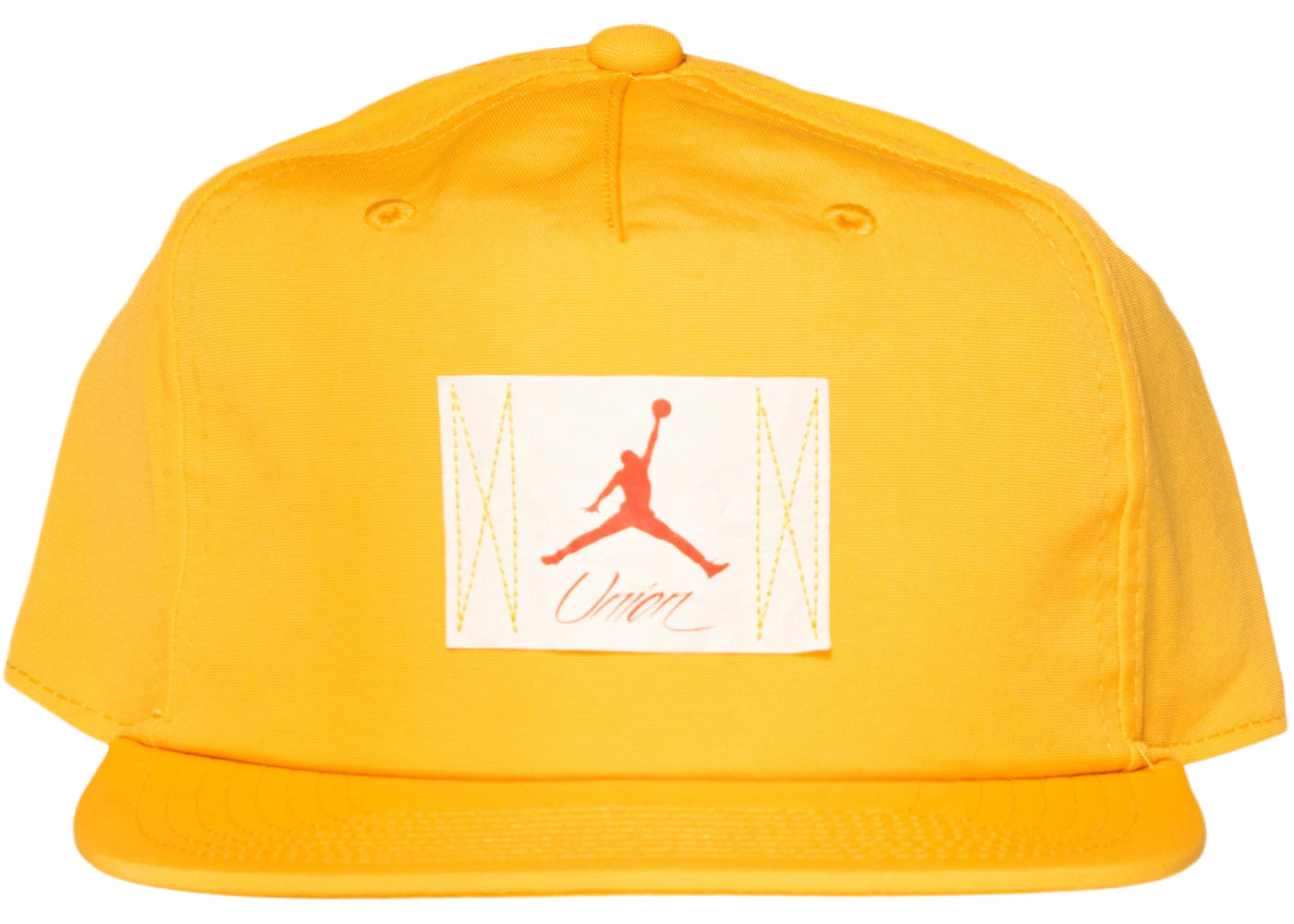 Jordan x Union Cap Sport Gold/Habanero Red