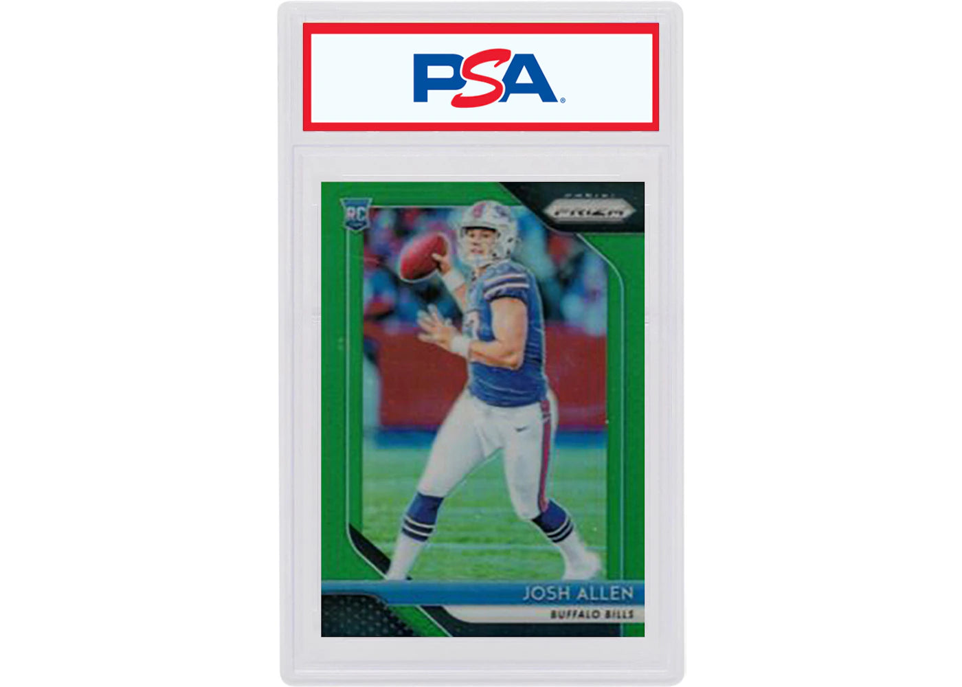 Josh Allen 2018 Panini Prizm Rookie Green #205 (PSA or BGS Graded)