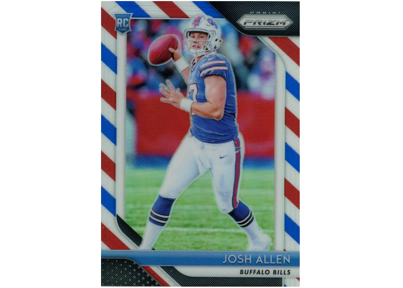 Josh Allen 2018 Panini Prizm Rookie Red/White/Blue #205 (Ungraded)