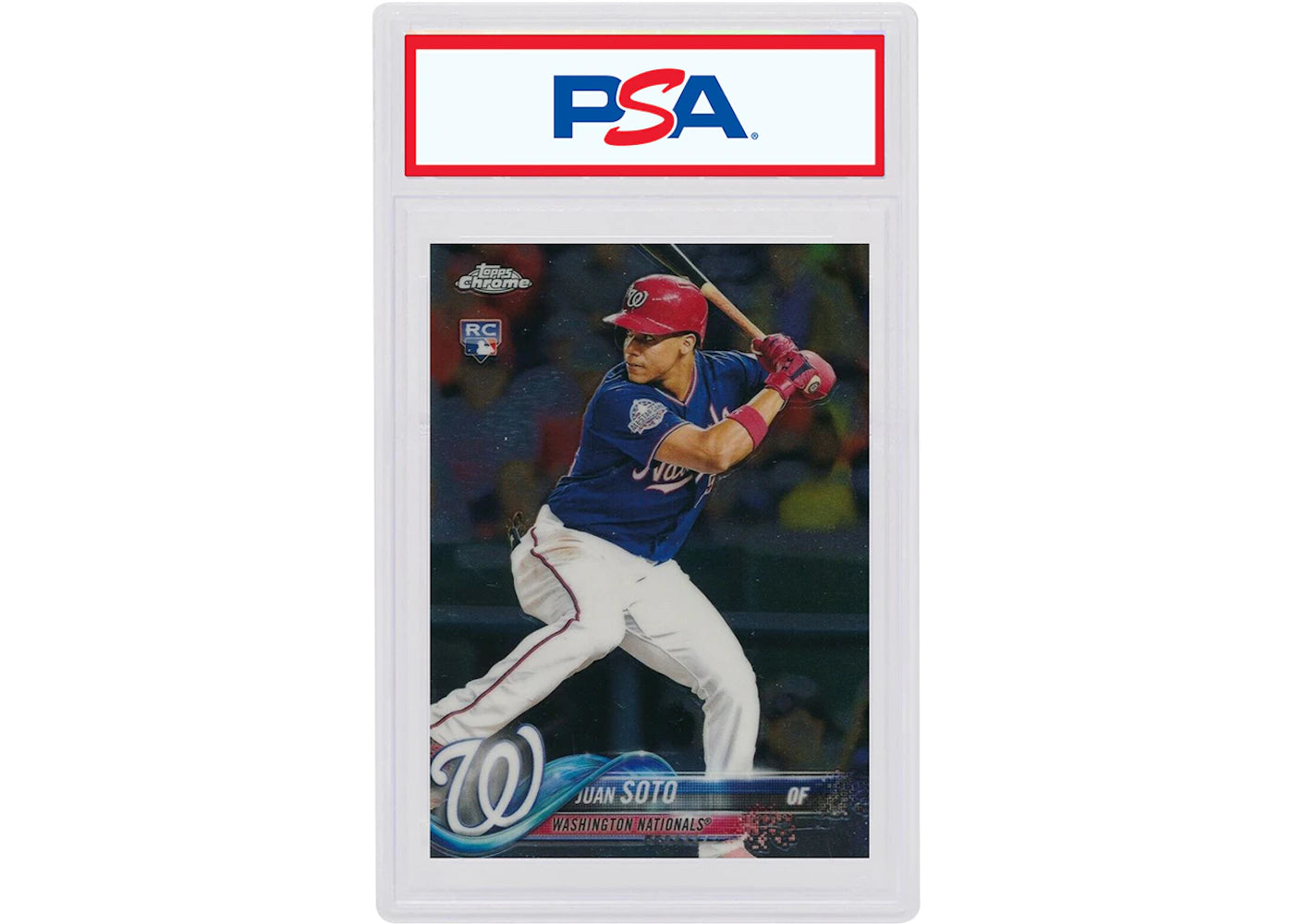 Juan Soto 2018 Topps Chrome Update Rookie HMT55 (PSA or BGS Graded)