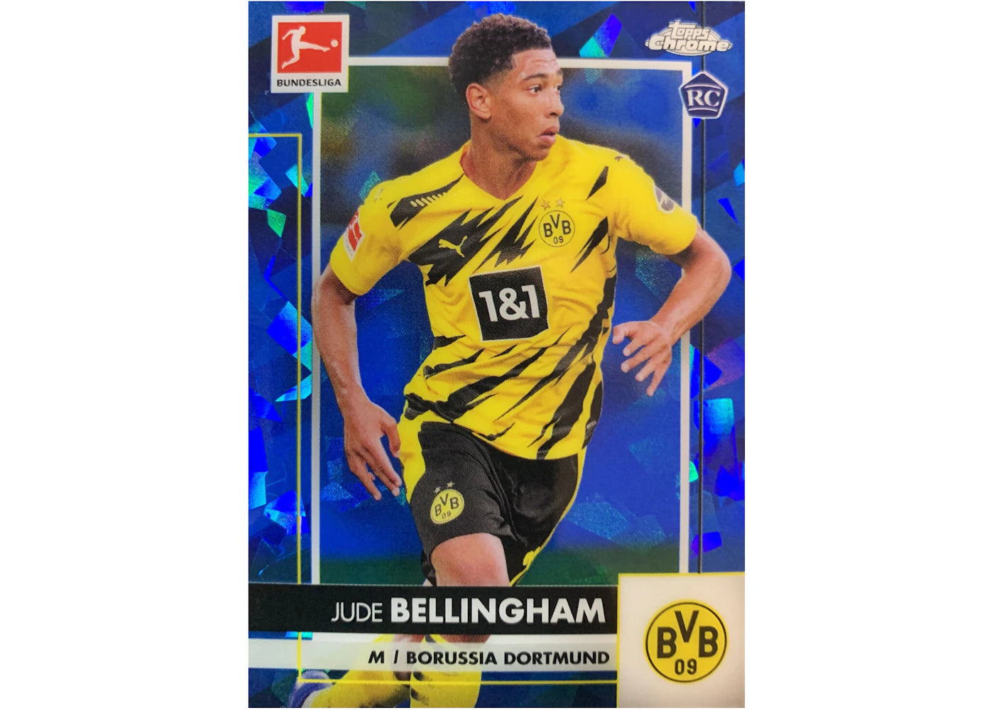 Jude Bellingham 2020 Topps Chrome Bundesliga Sapphire Rookie #31 (Ungraded)