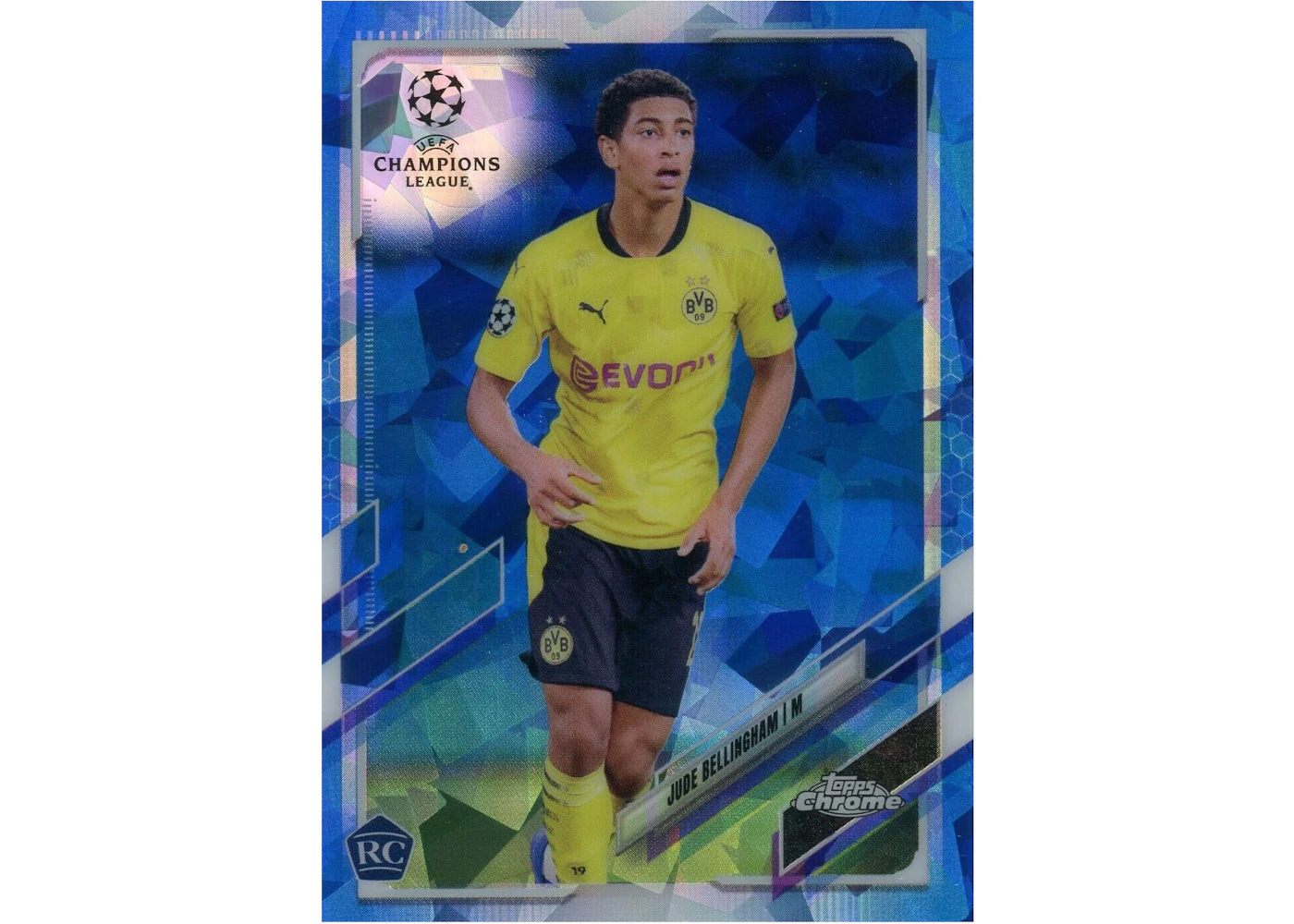 Jude Bellingham 2020 Topps Chrome Champions League Sapphire Rookie #68 (Ungraded)