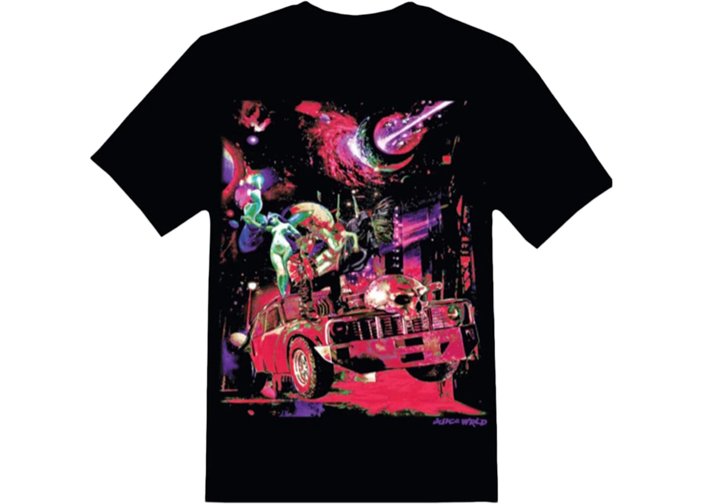 Juice Wrld Galaxy T-shirt Black