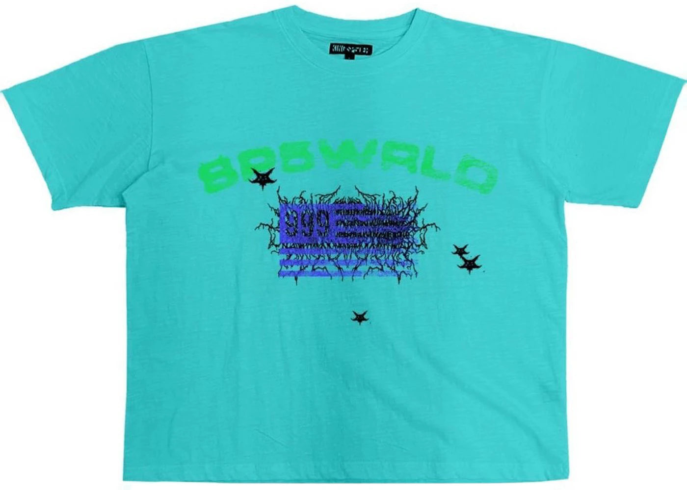 Juice Wrld x Sp5der Tee Blue