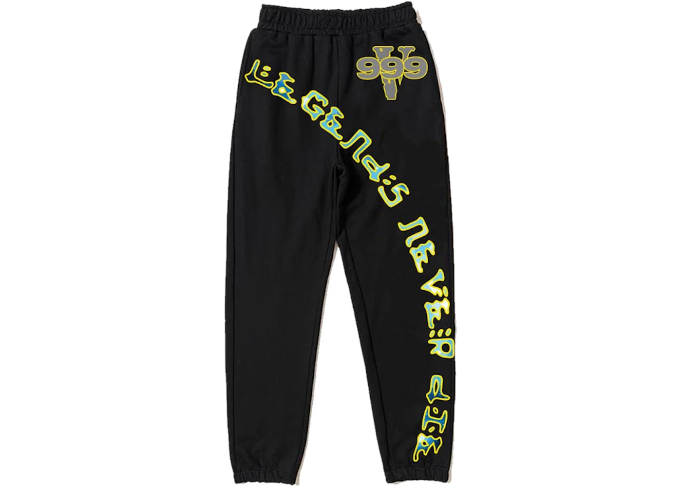 Juice Wrld x Vlone 999 Sweatpants Black