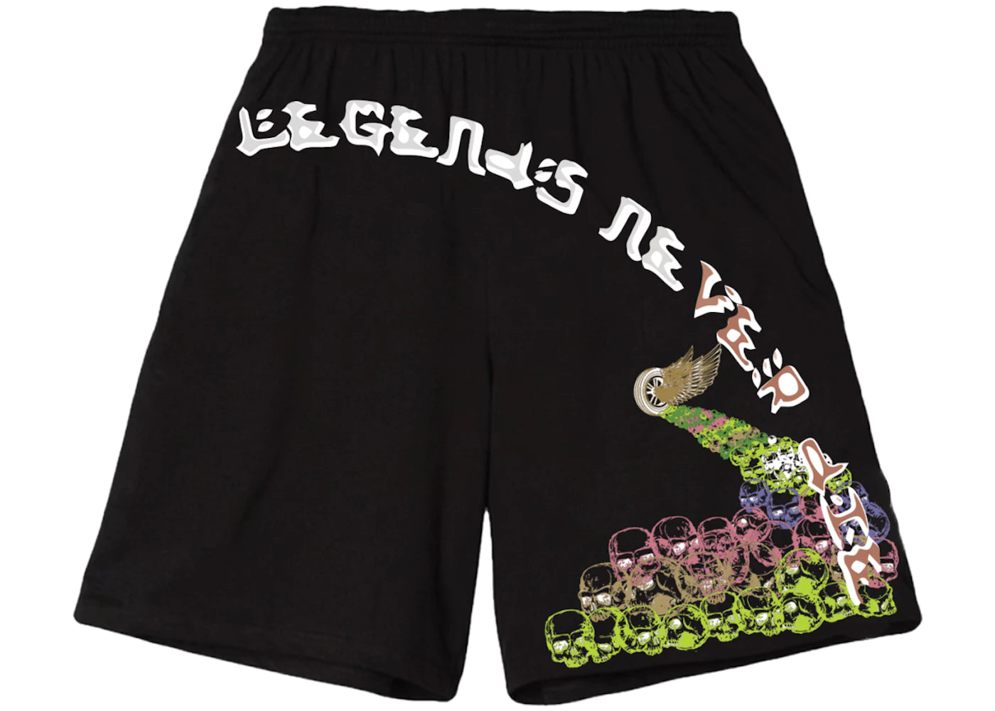 Juice Wrld x Vlone LND Shorts Black