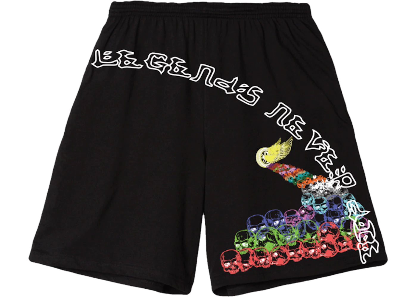 Juice Wrld x Vlone Legends Never Die Shorts Black