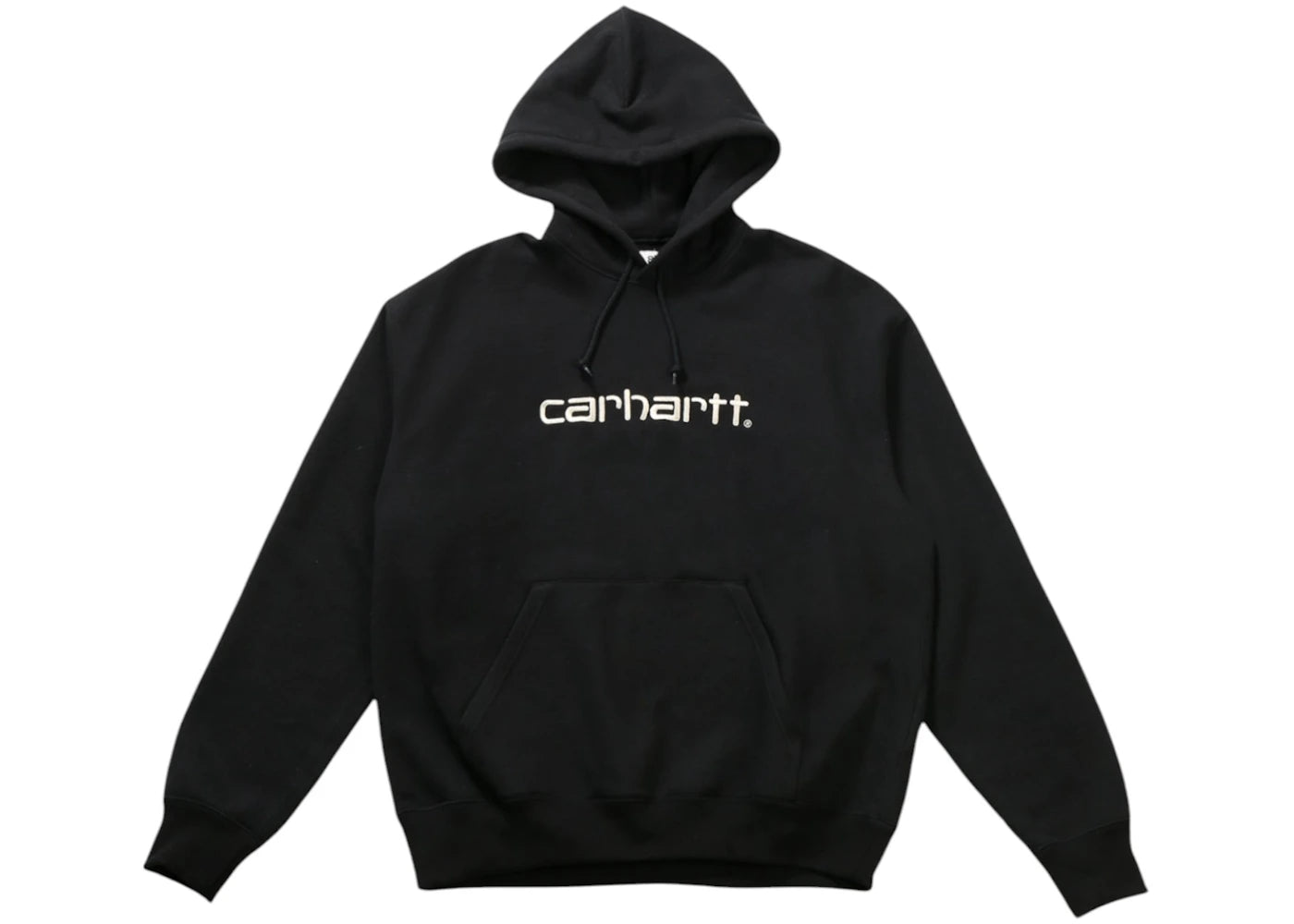Junya Watanabe Marley Print French Terry Cotton Carhartt Hoodie Black