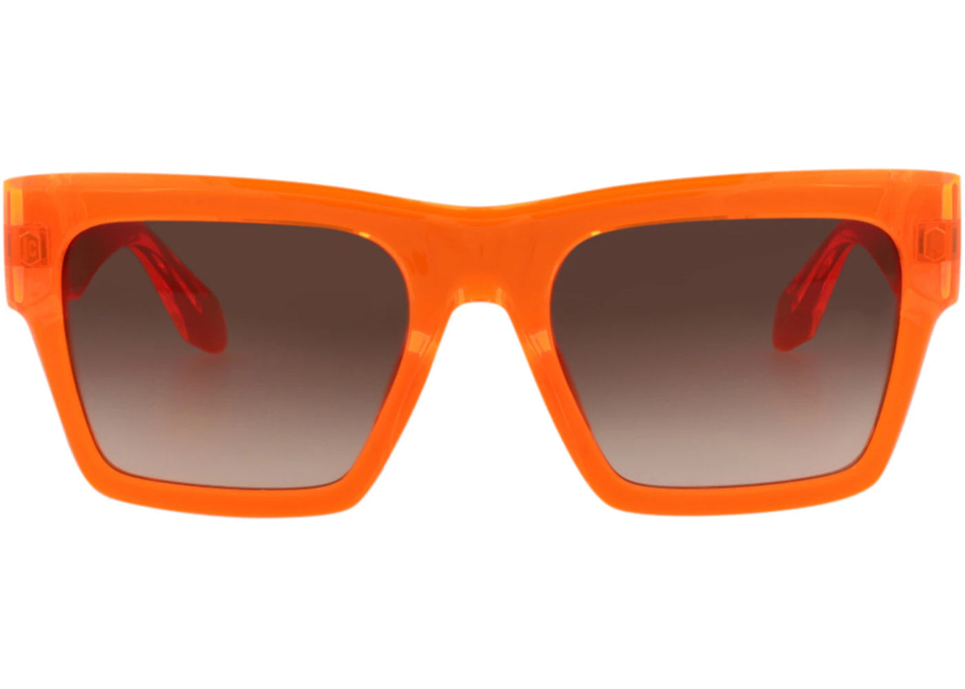Just Cavalli Square-Frame Injection Sunglasses Orange Orange Brown (SJC038-54-01KD)