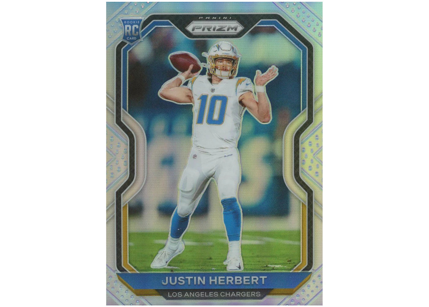Justin Herbert 2020 Panini Prizm Rookie Silver #325 (Ungraded)