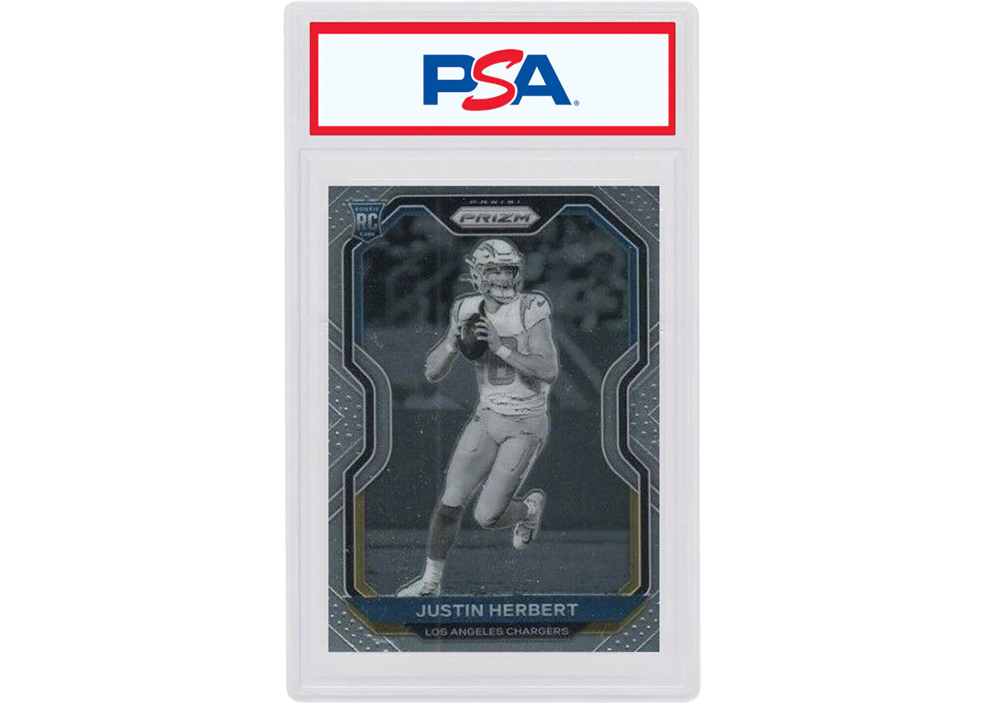 Justin Herbert 2020 Panini Prizm Rookie Variation #325 (PSA or BGS Graded)