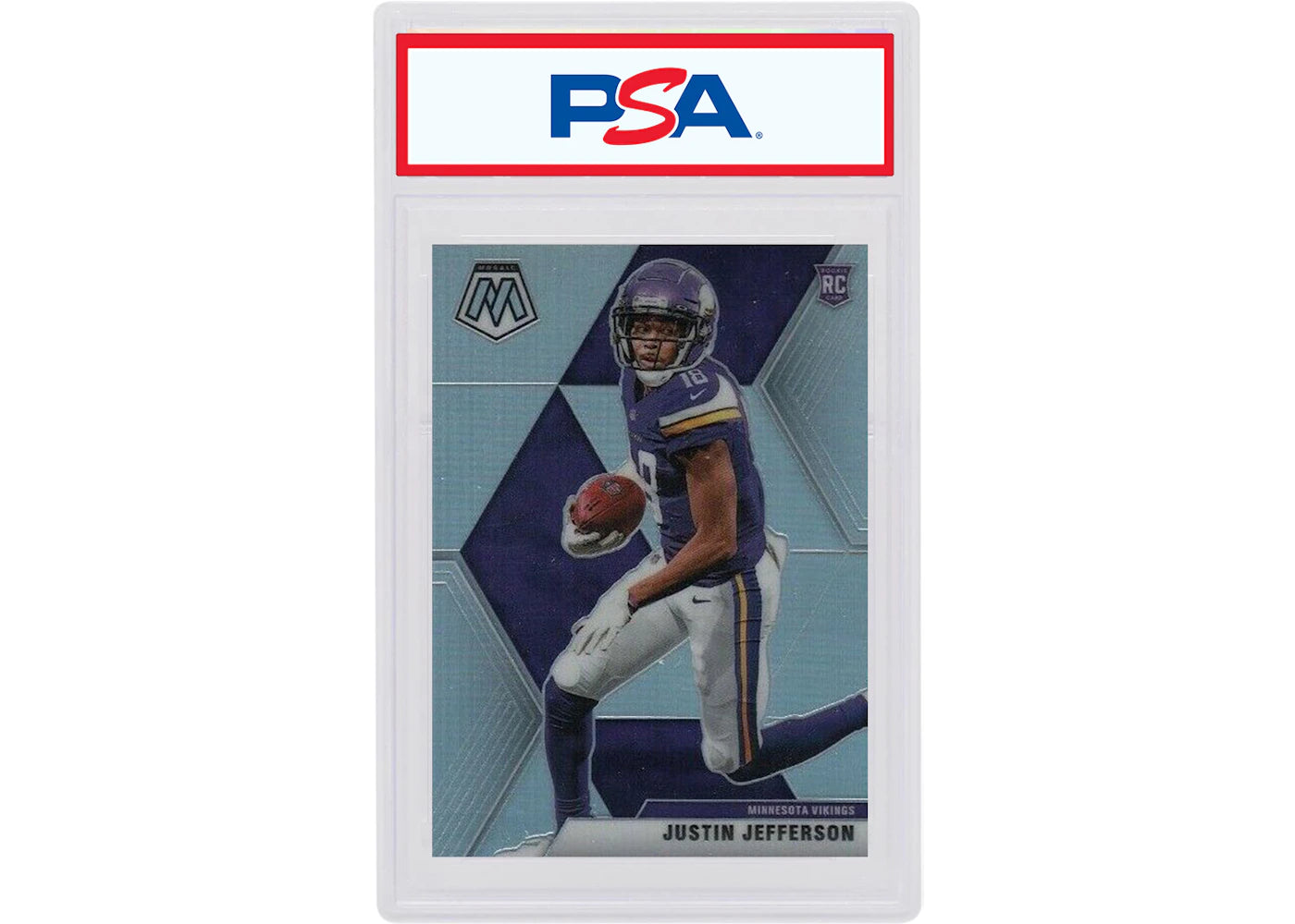 Justin Jefferson 2020 Panini Mosaic Rookie Silver #209 (PSA or BGS Graded)