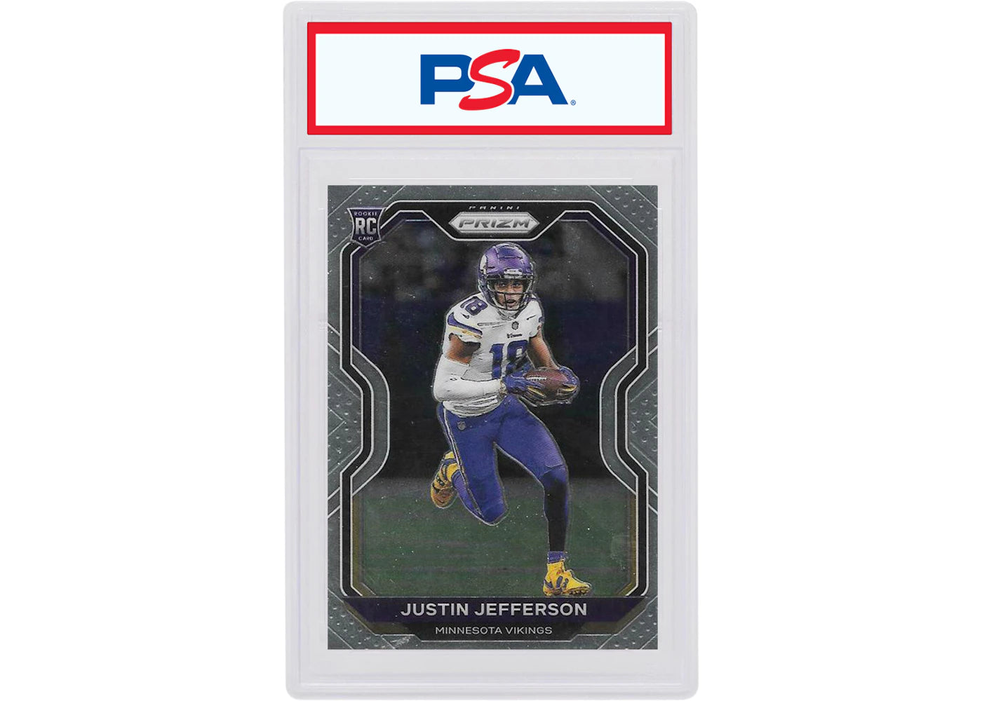 Justin Jefferson 2020 Panini Prizm Rookie #398 (PSA or BGS Graded)