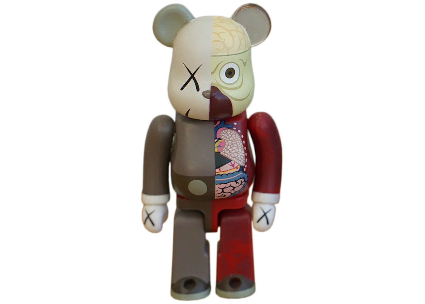 KAWS Bearbrick Dissected 100% Brown