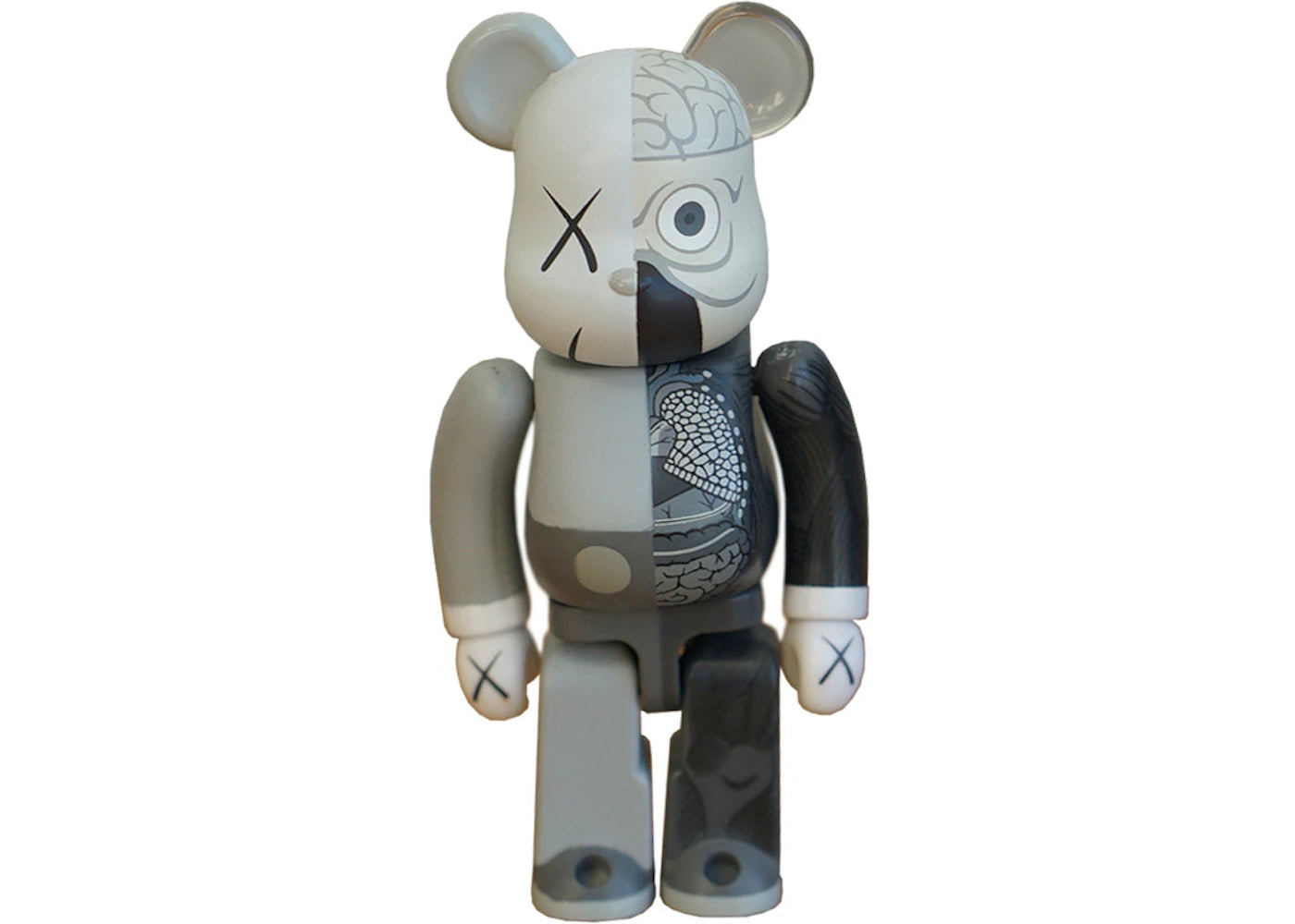 KAWS Bearbrick Dissected 100% Grey