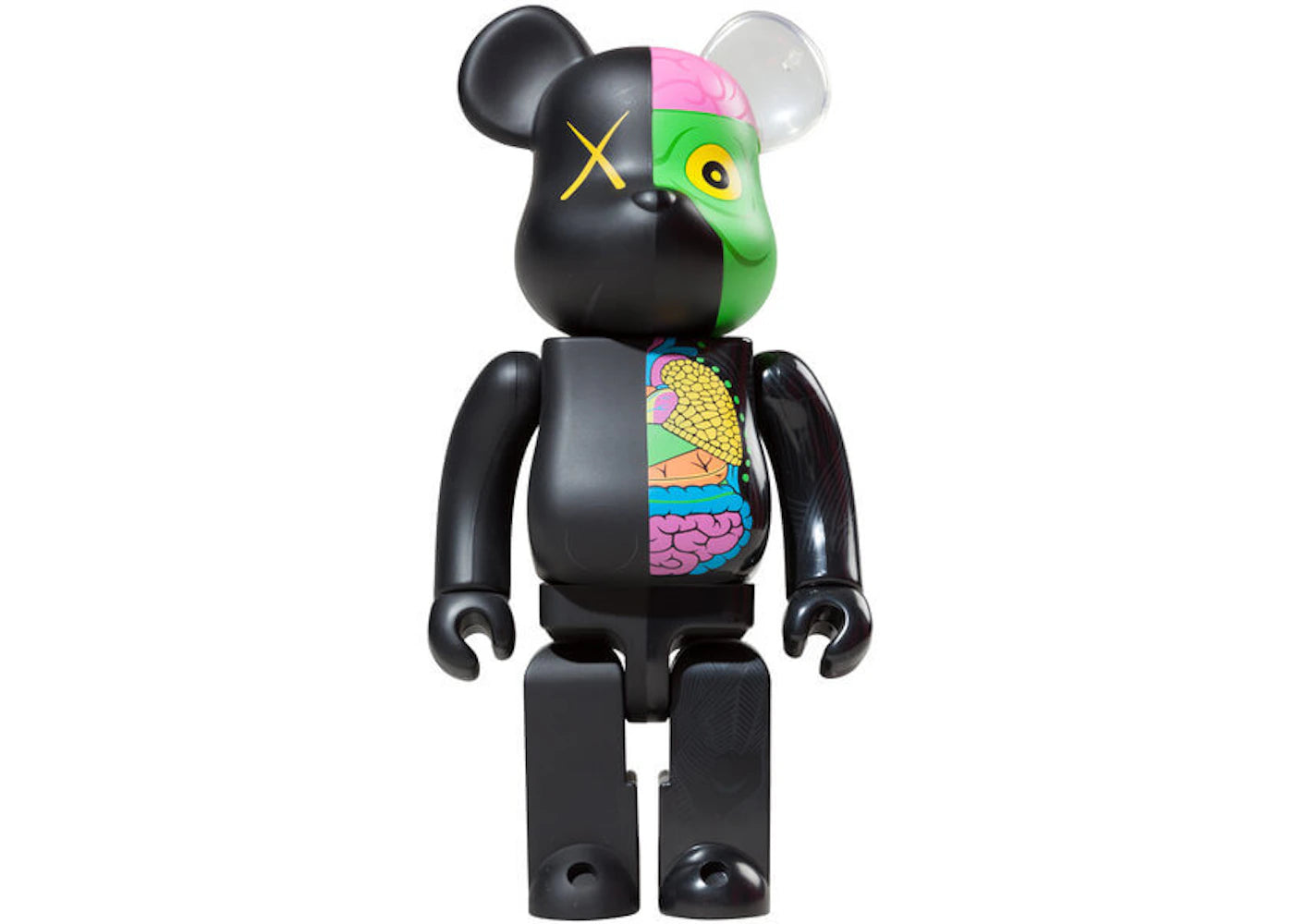 KAWS Bearbrick Dissected 400% Black